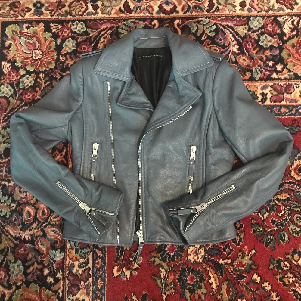Balenciaga Leather Biker jacket